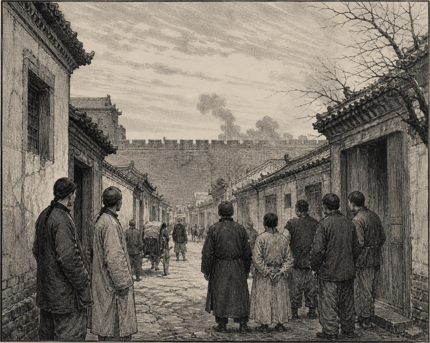 1926年北京胡同居民听见远处炮声