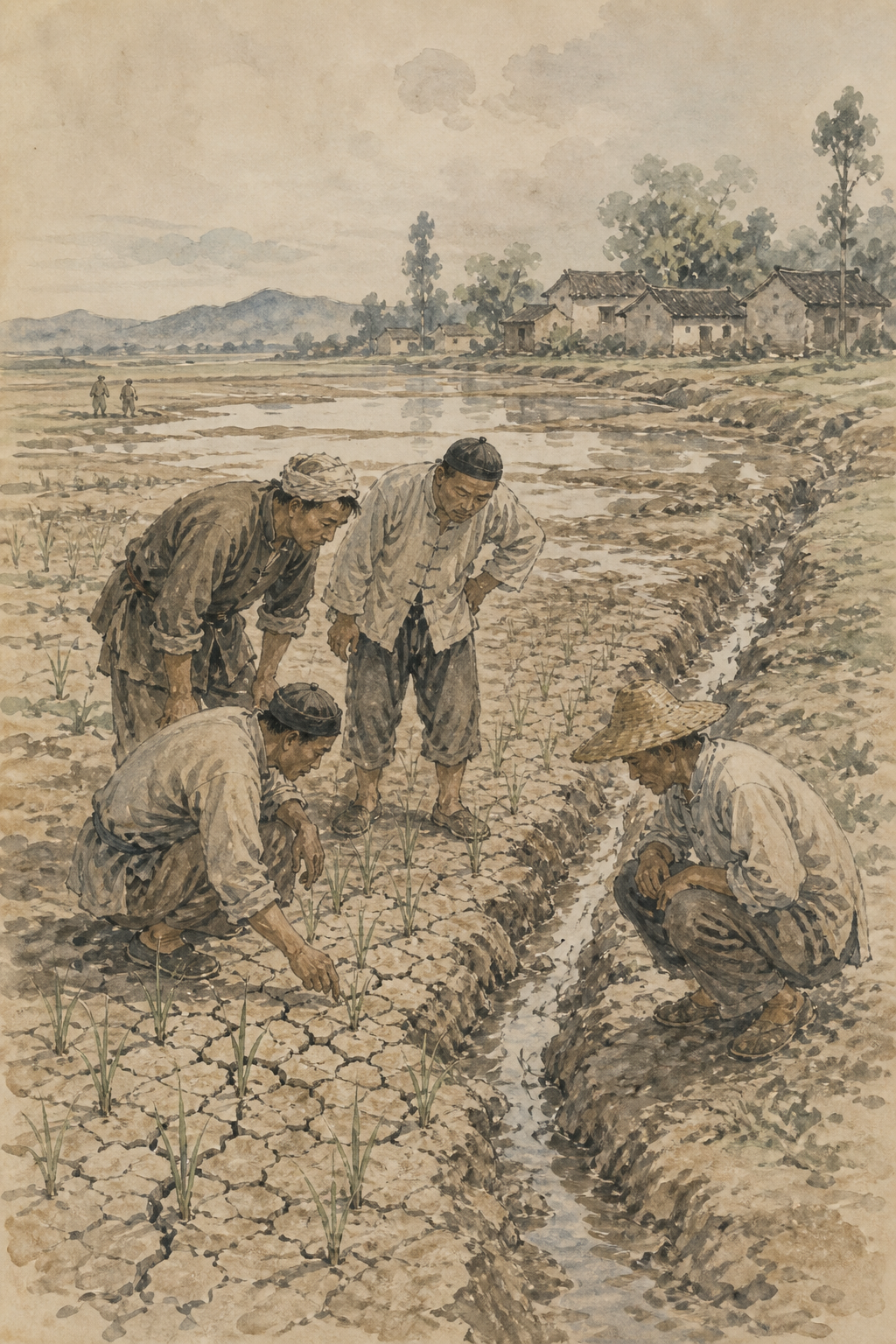 1926年灾后田地又遇旱情
