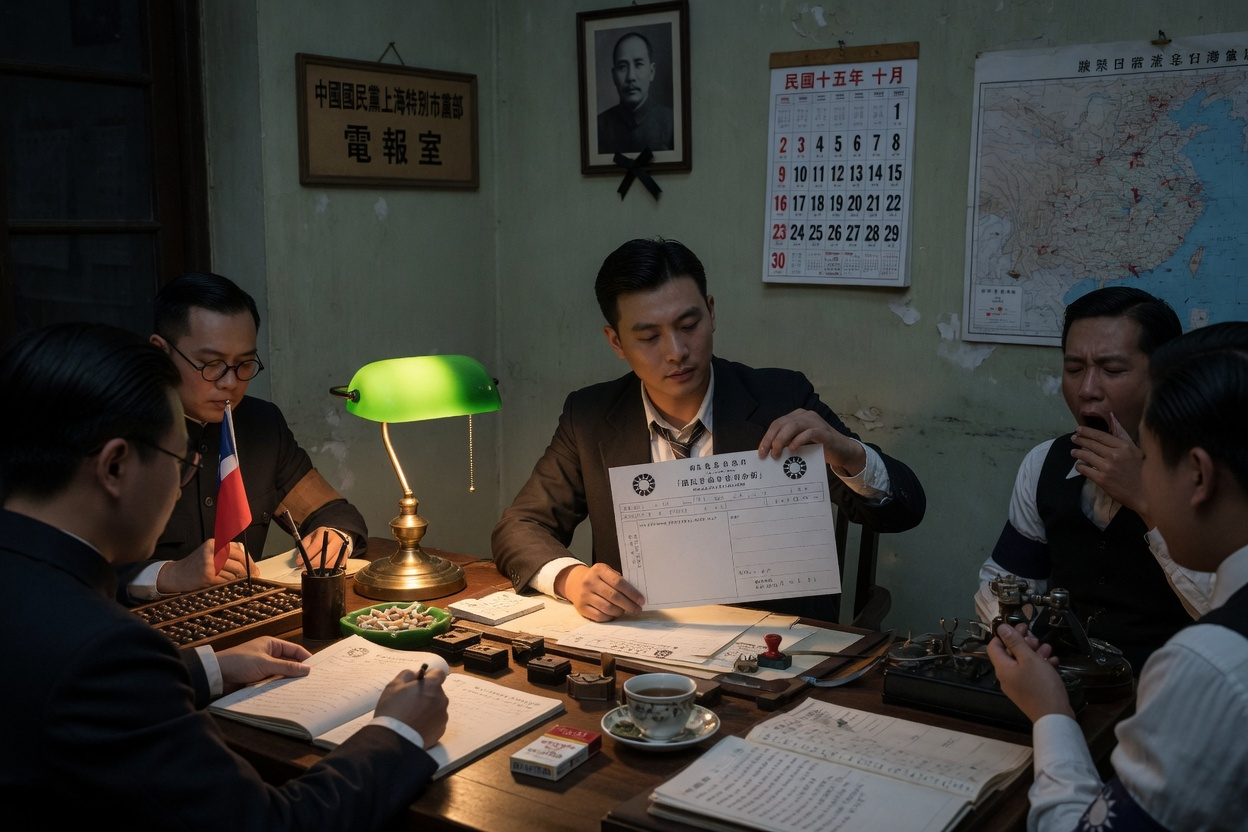 灯下空白贺电