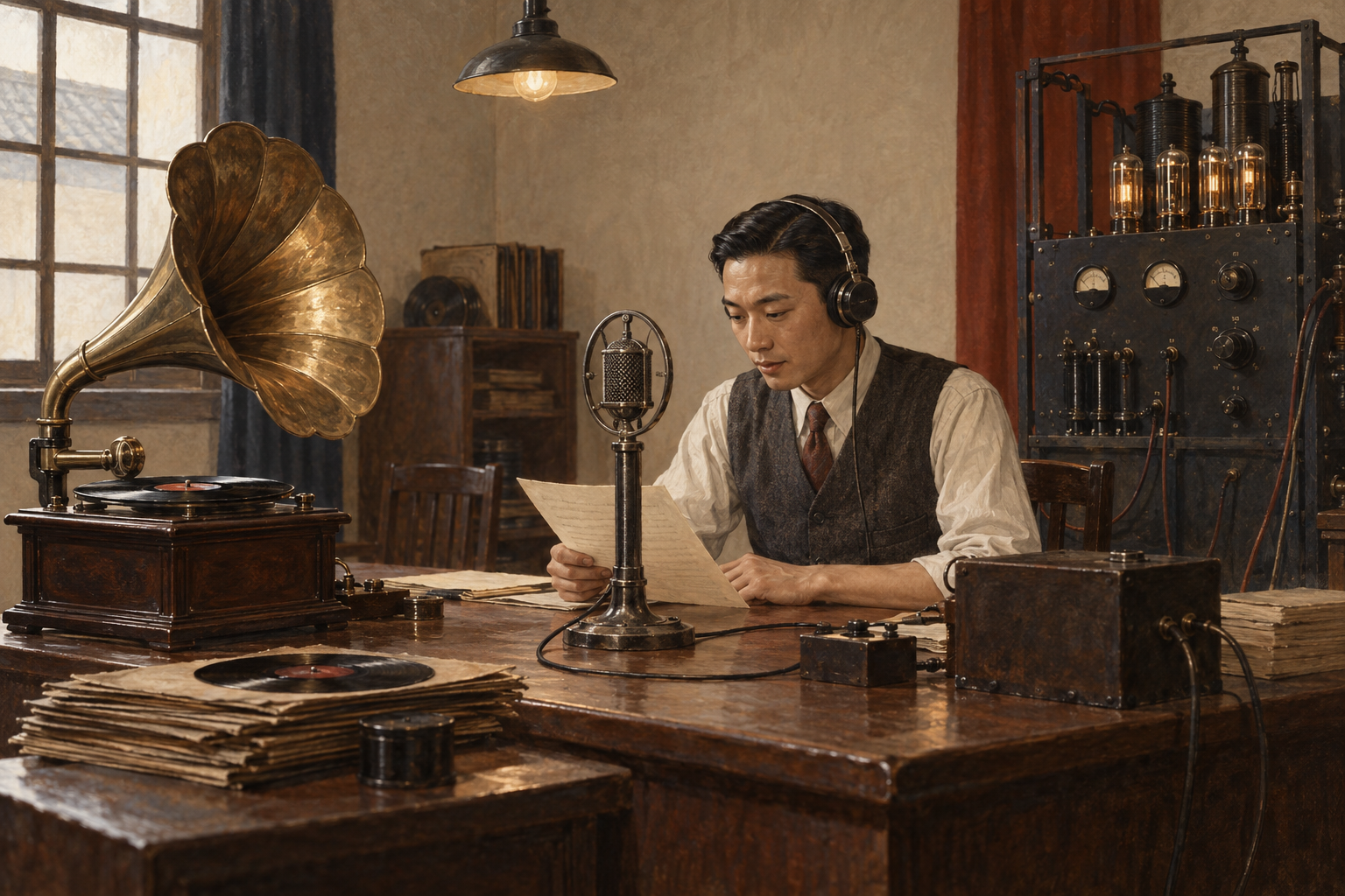 开洛电台今晚播申曲,明日讲职业教育