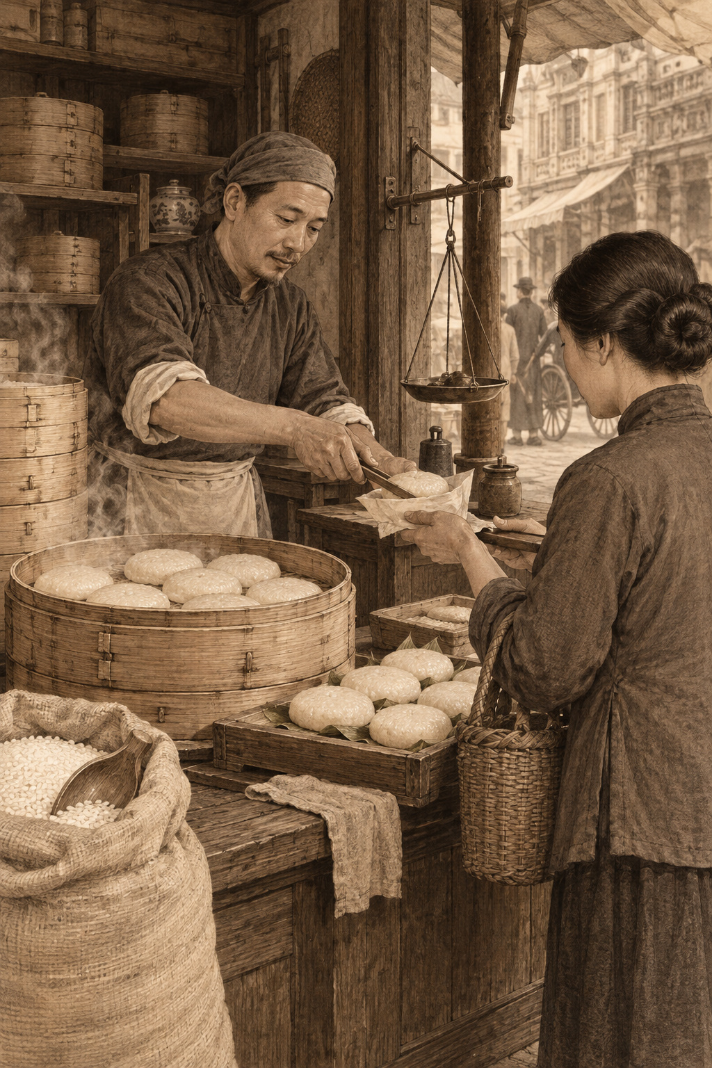 南市糕团业涨价,每件一分五厘