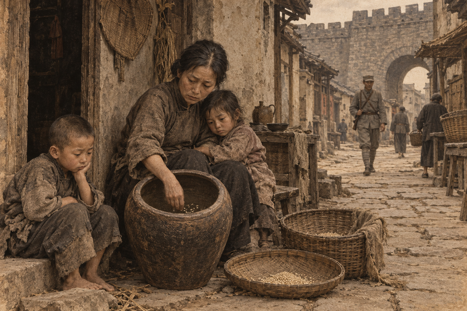 武昌守军粮尽,劫取民食
