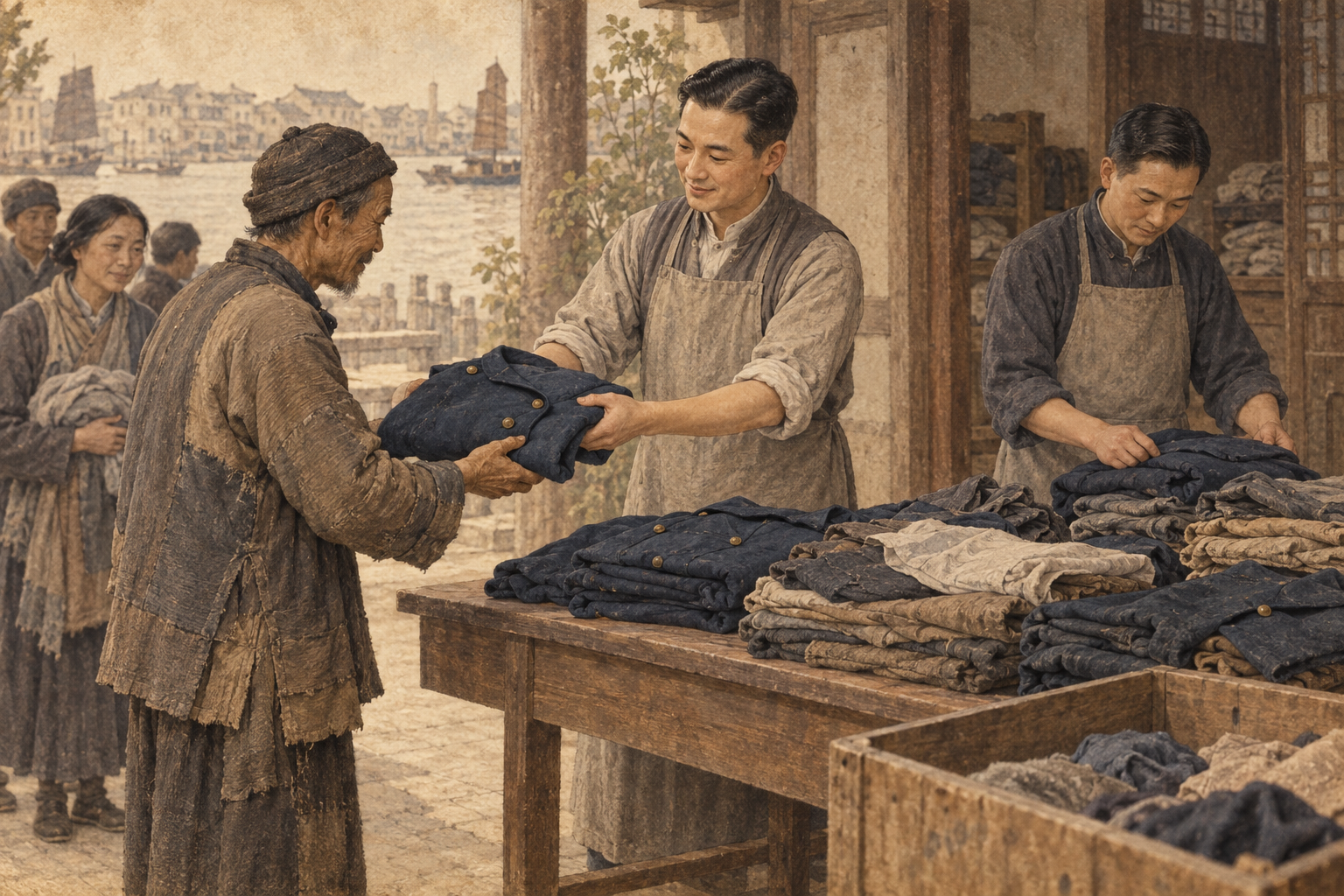 教养院募旧衣,警署收集破旧制服