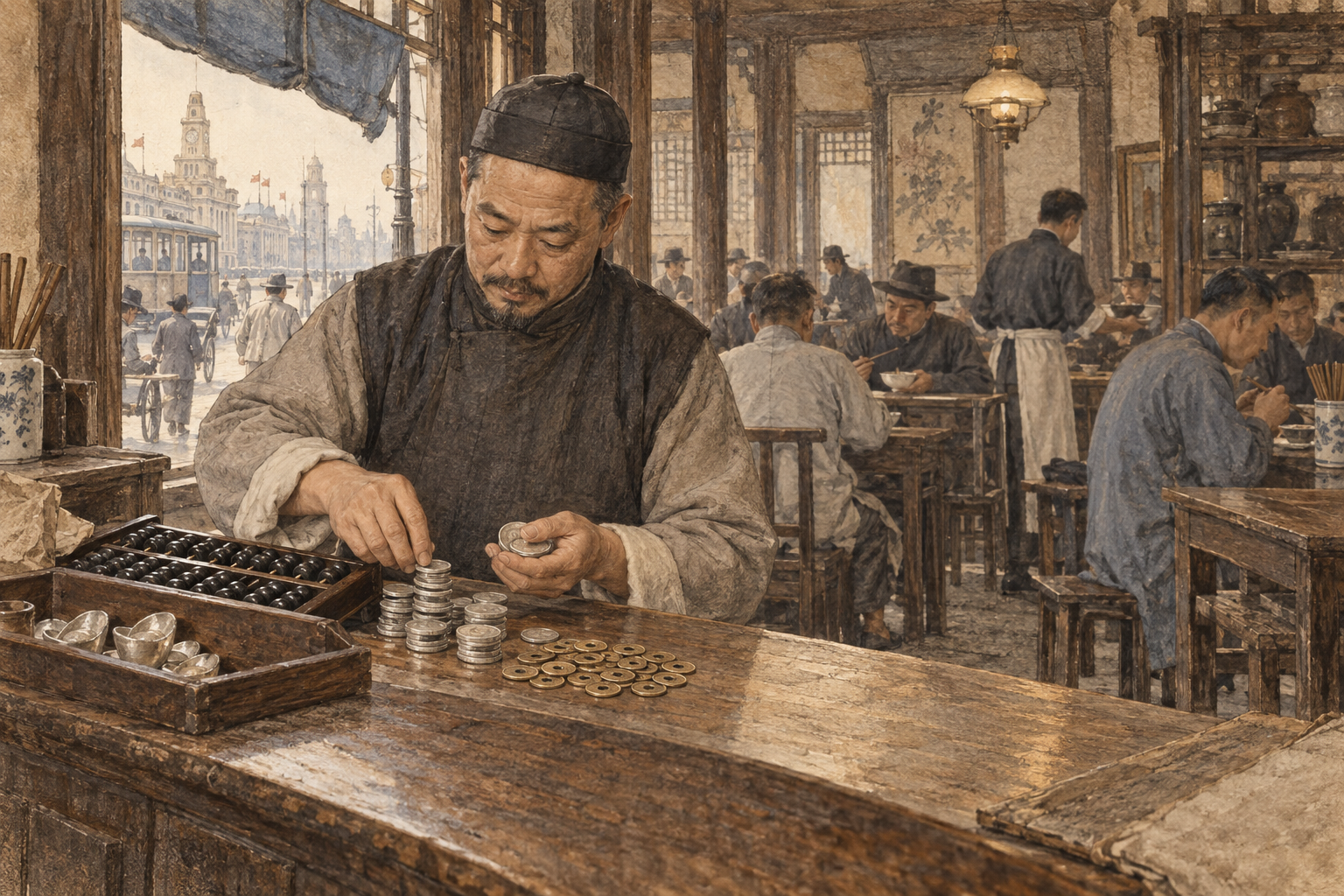 饭馆业中秋起改用小洋计价